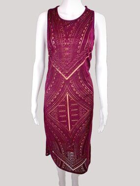 Mossimo Target Brand Mahogany Sleeveless Bodycon Dress